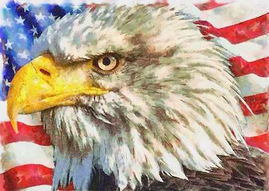 Patriotic Eagle