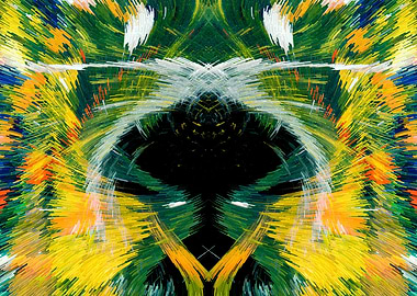 Baby Crying Abstract Art