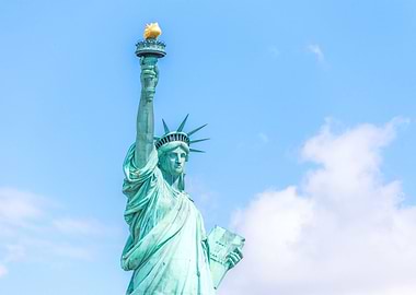 Statue of Liberty and sky