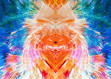 Baby Crying Abstract Art