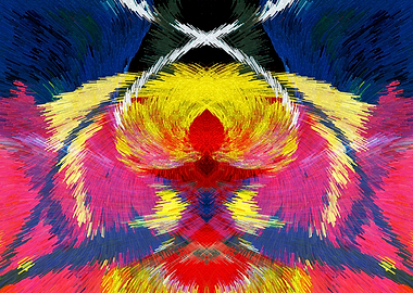 Baby Crying Abstract Art