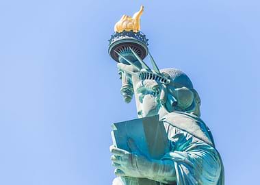 Statue of Liberty and sky