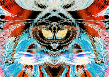 Baby Crying Abstract Art