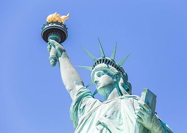 Statue of Liberty and sky