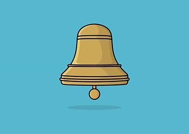 School Bell vector icon