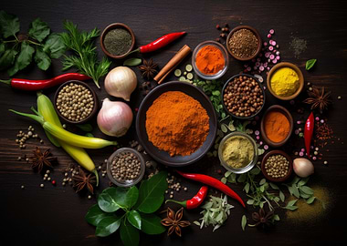 Spices Food and Kitchen