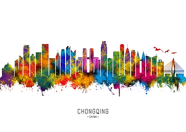 Chongqing China Skyline