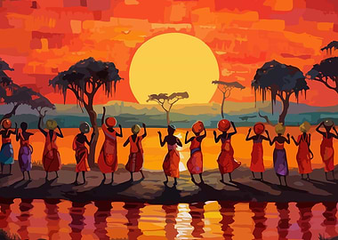 African mass dance