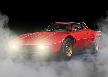 1973 LANCIA STRATOS HF RED