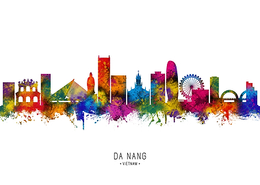 Da Nang Vietnam Skyline