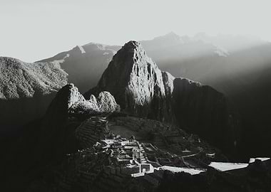 Machu Picchu BW