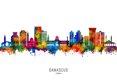 Damascus Syria Skyline