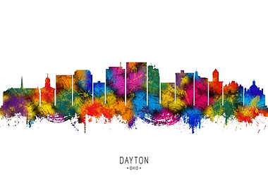 Dayton Ohio Skyline