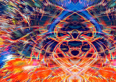 Baby Crying Abstract Art