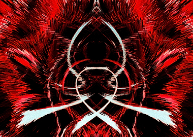 Baby Crying Abstract Art