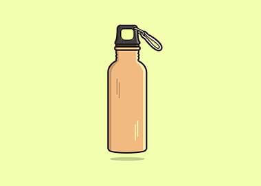 Water bottle vector