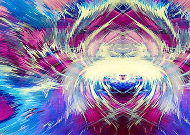 Baby Crying Abstract Art