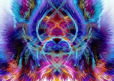 Baby Crying Abstract Art