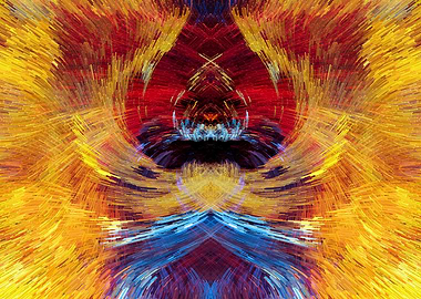 Baby Crying Abstract Art