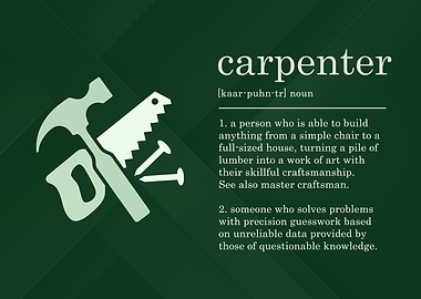 Funny Carpenter Definition