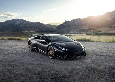 Lamborghini Huracan nature