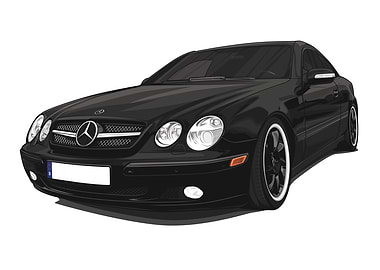 Mercedes CL500 C215 Black