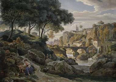 Italian mountain landscape