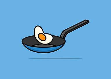 Floating Egg Fried
