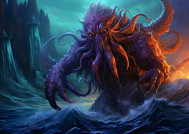 Cthulhu on the sea