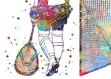 Lacrosse Goalie Girl