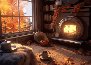 Cozy Bookworm Corner