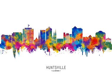 Huntsville Alabama Skyline