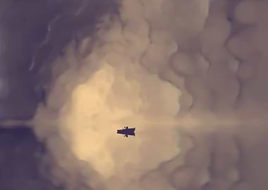 Lake Reflecting Clouds