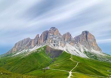 Clouds over Sassolungo