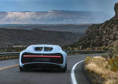 Bugatti Chiron Sport white