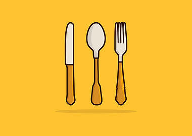 Spoon Knife and Fork