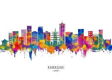 Kawasaki Japan Skyline