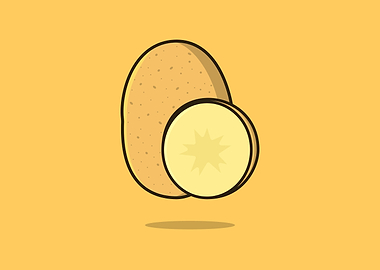 Potato with Potato slice