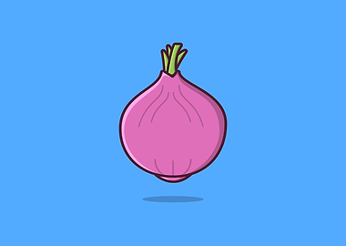 Onion vegetable vector