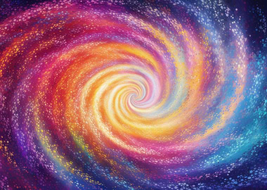 Starry Light Space Collage