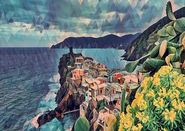 Cinque Terre shoreline