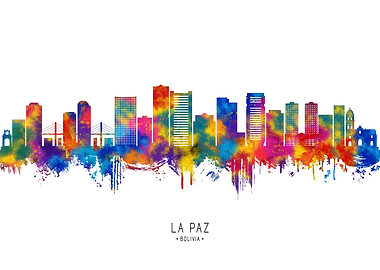 La Paz Bolivia Skyline