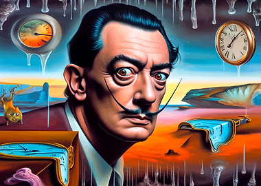 SALVADOR DALI PORTRAIT