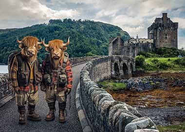 Highland Cow Tourists