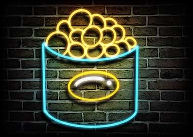 Gourmet Seafood neon