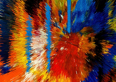 Abstract Acrylic Painting