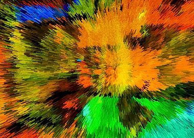 Abstract Acrylic Painting