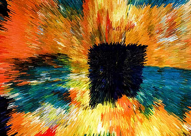 Abstract Acrylic Painting