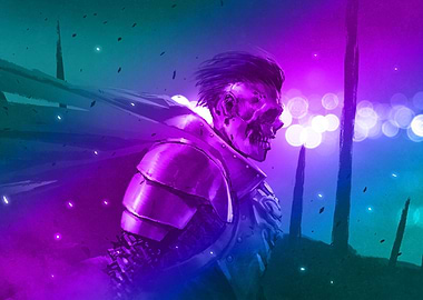 Undead Knight Cyberpunk