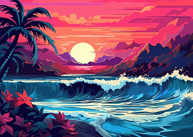 Beautiful Beach Sunset